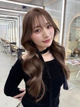 ロンドホットリップ 立川(Lond hot lip) ヘーゼルブラウン/レイヤーカット/マロンベージュ/韓国巻き