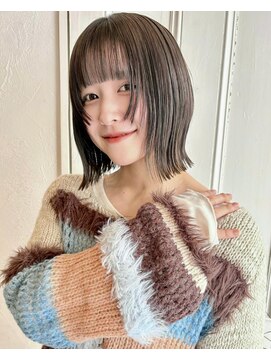 ハイク(HYKE) ボブ/オリーブブラウン/姫カット