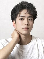 シアター 前橋(theater) 30代40代メンズビジネスナチュラルブラウン爽やかツーブロ
