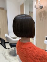 アッシュ 中目黒店(Ash) オリーブベージュ×ミニボブ