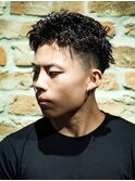 スペインカール/フェザーパーマ/メンズパーマ/テーパーフェード