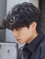 フィフス 渋谷(fifth)&nbsp;渋谷2WAYシャドウルーズパーマアップバングセンターパートメンズ