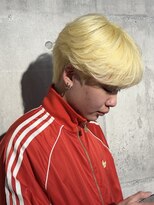 メゾンフォーメン(Maison for men)&nbsp;シースルーマッシュ×抜きっぱなしブロンド