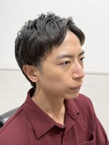 ヨシザワインク プレミアム 築地店(YOSHIZAWA Inc. PREMIUM) アップバングパーマバーバーメンズショートフェードビジネス