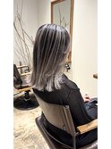 ハイライト　バレイヤージュ　ショート　レイヤー　髪質改善