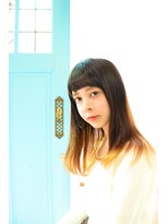 サロンボンジュール(salon Bonjour)&nbsp;【Bonjour!】カジュアルグラデ☆セミロング-b