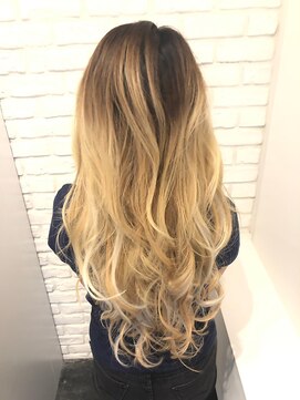 ハイエクステンション 京都駅前店(Hi-Extension) あご下ボブ→スーパーストレートロングヘア-