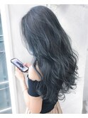 【ALLY阿部】インスタで大人気☆ブリーチをしないネイビーカラー