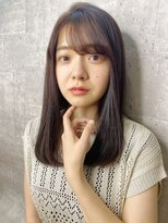 ブリス(VLISS)&nbsp;垢抜け前髪_サラツヤストレートロング