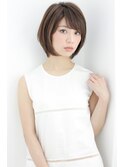 小顔ひし形シルエット◎ハイライトカラー