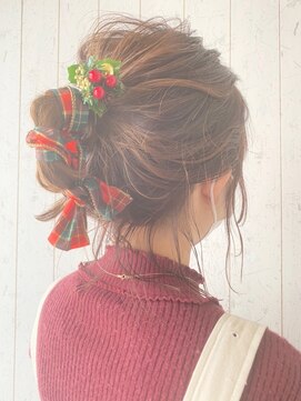 トライブ クリエートサロン(TRIBE create salon by SERVE) ＊・。＊*TRIBE*＊。・＊*簡単ヘアアレンジ　Christmas＊*