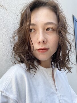 ソイ 下北沢(soi) ミディアムボブのドライウェーブ