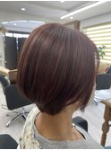 グラデーションショートボブ