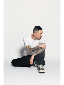 レンゲン(LENGEN) 束感刈り上げビジネス七三ツーブロックアップバング24