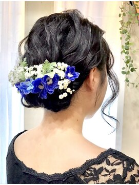 ヘアカフェ コトノハ(hair cafe Kotonoha) 【コトノハ】大人かわいい着物ヘア 成人式 卒業式 振袖 袴ヘアー