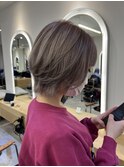 shion レイヤーボブ×ハイトーングレージュ