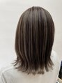 ヘアー ブランシェ 竹城台店(HAIR Branche) ベージュハイライト外ハネボブ