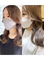 エル セルカ 高田馬場(el CERCA) 韓国風顔まわりカット◎結んでもおくれ毛であざと可愛く♪