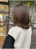 【#抜け感ミディアムヘア】×アッシュグレージュ