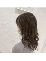 アロマ ヘアルーム 池袋店(AROMA hair room)&nbsp;フレンチセピアアッシュ春カラーレイヤースタイル/池袋