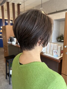 ブルー(blue) ショートボブ　ショート