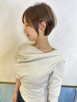 ロンド ストラーダ 心斎橋(Lond strada)&nbsp;ショート×ハイライト白髪ぼかし×シルキーベージュ[心斎橋]