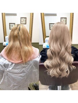 ルーム(Room) milk tea/編み込みエクステ50本