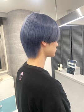 ルーブ トウキョウ(Loob. TOKYO) ネイビーブルー　池袋/ハイトーンカラー/韓国カラー