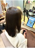 ロング、アッシュグレージュ