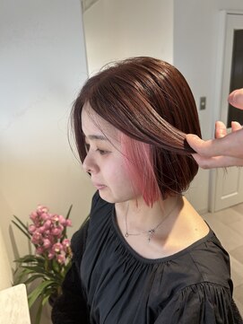 イオール 北千住(ior) コーラルピンク(ブリーチ二回)【ior北千住】