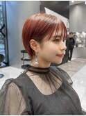 マッシュショート/チェリーレッド20代30代40代50代