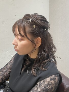 ミリ 千歳烏山(Mili CARE&SPA) ハーフアップアレンジ