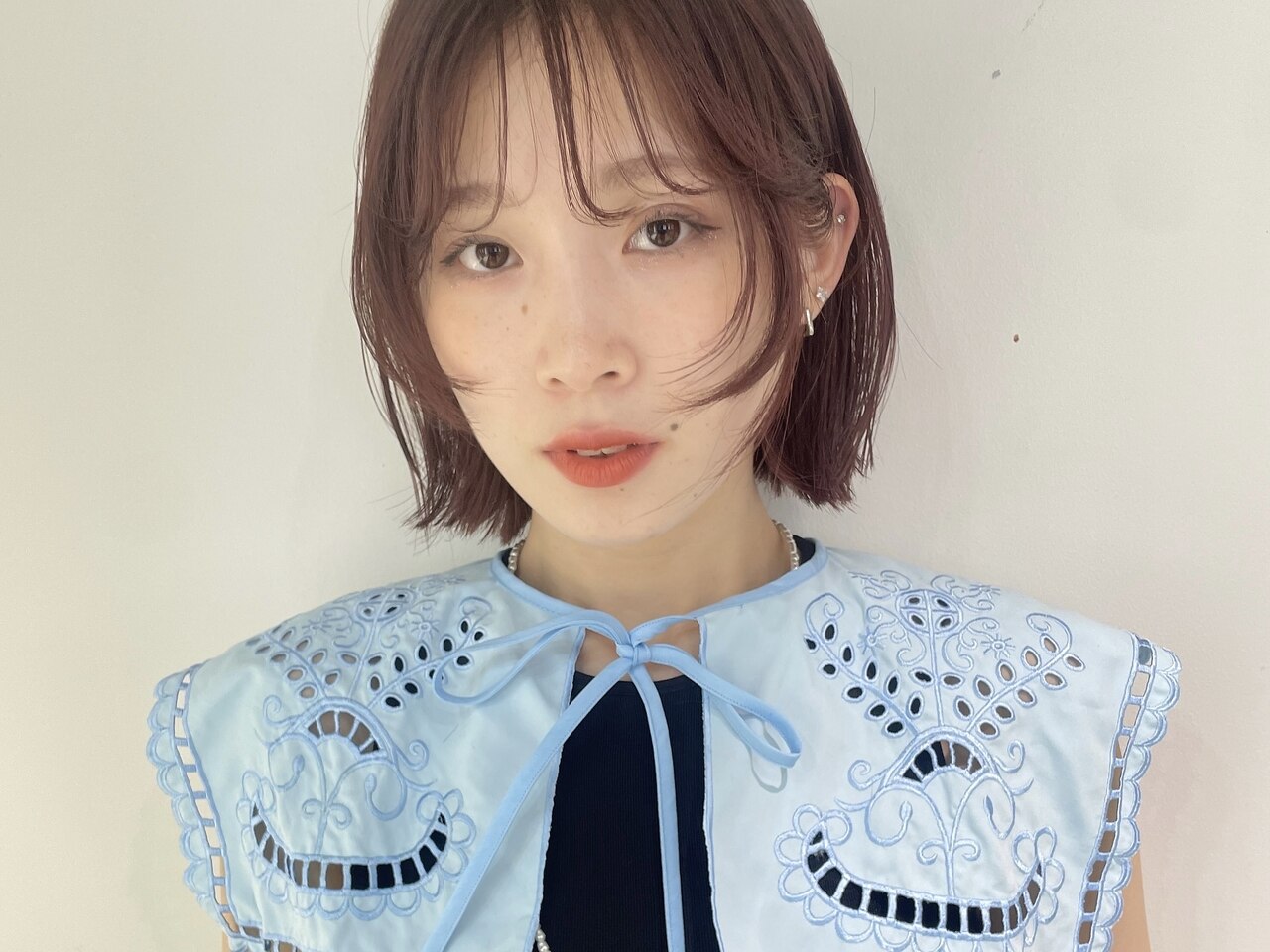 【前髪&顔まわりカット付き】選べるカラー＋トリートメント　\7500【博多】