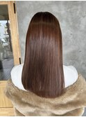 乾かしただけで綺麗酸性ストレート#透明感カラー/髪質改善