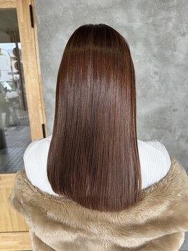 マルフェ 天王寺(marfe) 乾かしただけで綺麗酸性ストレート#透明感カラー/髪質改善