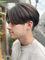 レリコ ニド(Relico-nid)&nbsp;髪質改善シャドウパーマメンズセンターパート韓国マッシュ