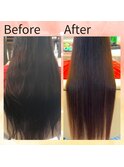 大人かわいい髪質改善ウェットヘアk西阿知20代30代