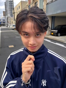 メンズソル(Men's SoL) フェザーカット＋パーマ