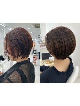 髪のボリュームが気になり出したら、白髪ぼかしと相性抜群の美シルエットのショートスタイルに！