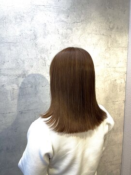 アフィナー 上大岡(Afinar) 髪質改善×明るめベージュ　ブリーチなしで叶えるつや髪カラー