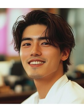 メンズ ルシードスタイル アウラ 松戸市五香(LUCIDO STYLE Aura) ショートスタイル【五香#メンズカット#＜理容室＞#ブリーチ#眉毛