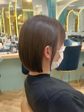 ロンドプランタン 恵比寿(Lond Printemps) ミニウルフレイヤーカット顔周りカット前髪カット韓国ボブ