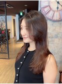 髪質改善酸性ストレート×ロングレイヤー