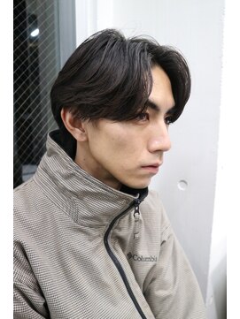 バイフィフス 原宿/表参道(by fifth) 自然な毛流れでラフにキマるセンターパート×ニュアンスパーマ