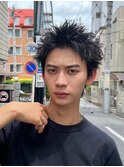 スパイキーショートメンズカット