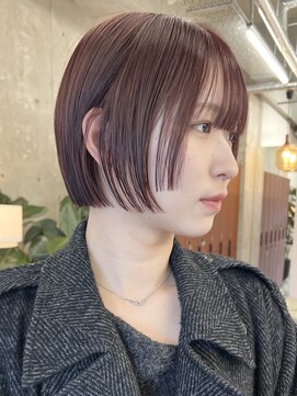 ノード(NODE) 栄ショートボブくびれヘア韓国風ハイライトローライト名古屋