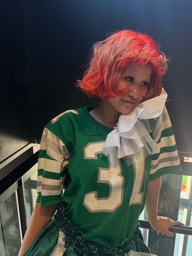 アウラヘアーサロン(aura hair salon) オレンジ×ベージュ