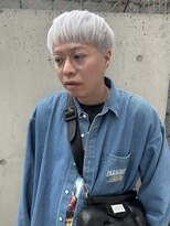 ドアベルメンズ(Door Bell Men’s)&nbsp;メンズカット×ハイトーンカラー×ホワイトカラー