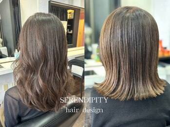セレンディピティ(SERENDIPITY hair design)の写真/お客様ひとり一人に似合うヘアのご提案◎ご自宅でのヘアセット、ヘアケアの仕方も丁寧にお伝えいたします。