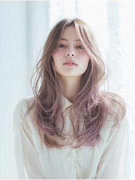 トワ 仙台店(toi) 【韓国・レイヤー】レイヤー・モーブピンク・グラデーション